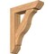 Ekena Millwork Funston Slat Smooth Bracket w/ Offset Brace, Western Red Cedar, 7 1/2"W x 32"D x 40"H BKT0806X32X40FST06SWR - alternate 1